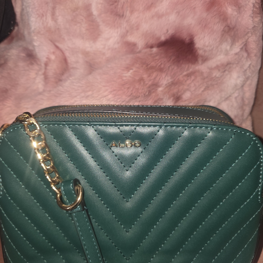 ALDO Green Quilted Women's Bag